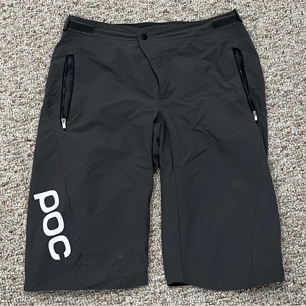 Gray Athletic Shorts with Technical Fabric